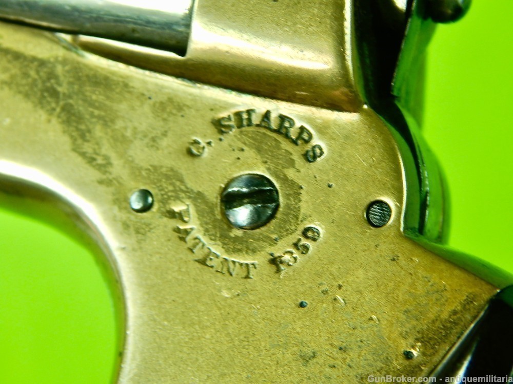 Antique US C. Sharps Pepperbox .30 RF Pistol-img-3