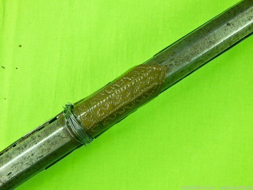Antique Italian 16-17 Century Lazari Cominaz Flintlock Long Rifle-img-10