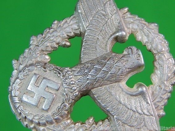 German Germany WWII WW2 Police Hat Pin Badge-img-3