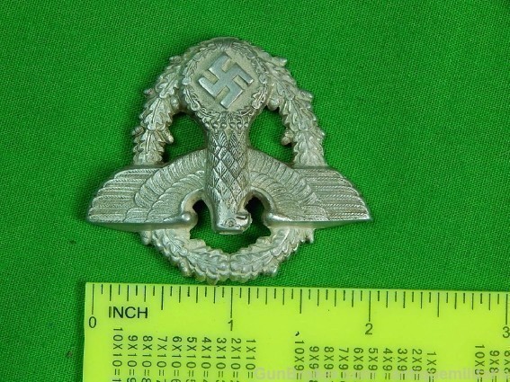 German Germany WWII WW2 Police Hat Pin Badge-img-5