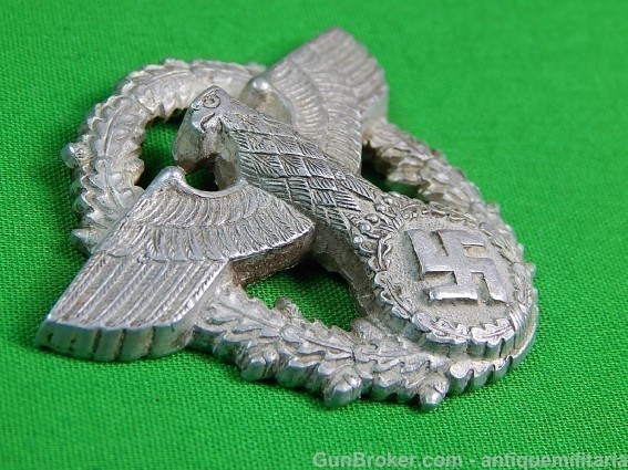 German Germany WWII WW2 Police Hat Pin Badge-img-2