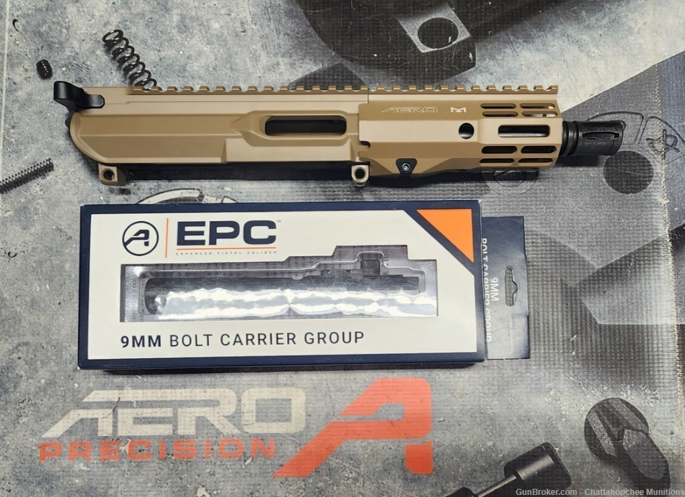 Aero Precision EPC 9mm PCC 5.5" Complete Upper FDE-img-0