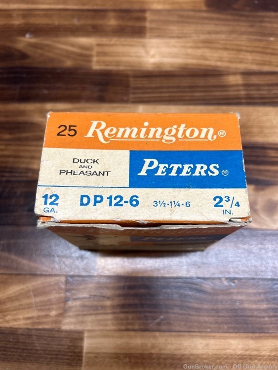 Remington Peters Duck and Pheasant Vintage 12GA FULL BOX CORRECT SHELLS-img-5