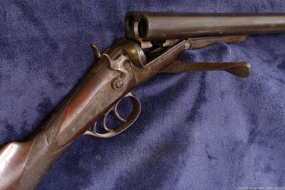 Antique W RICHARDS Under-Lever SxS Shotgun - 10ga. - NO RESERVE-img-6