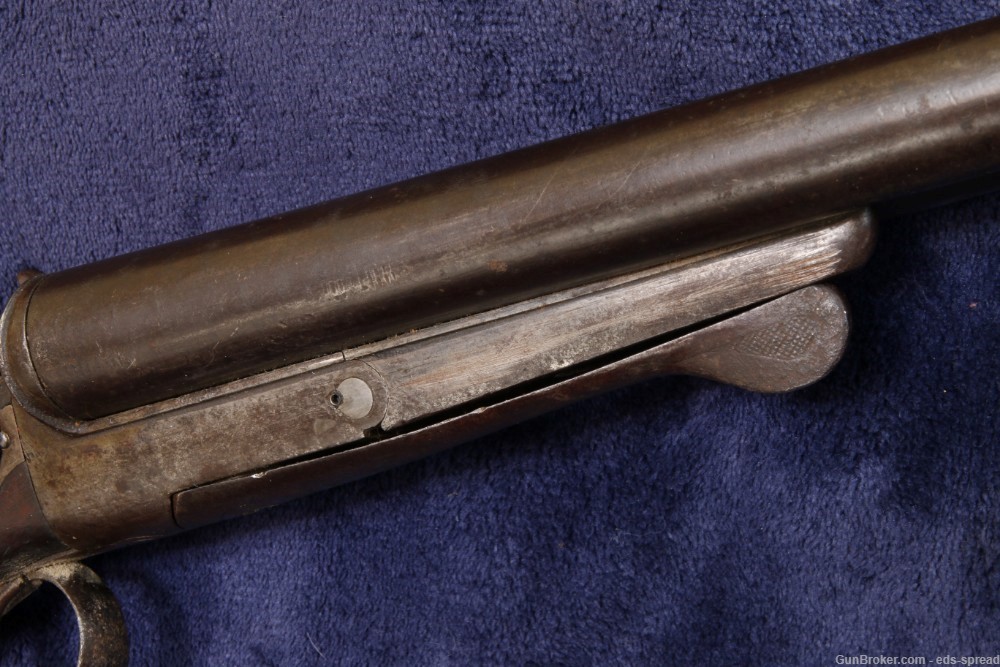 Antique W RICHARDS Under-Lever SxS Shotgun - 10ga. - NO RESERVE-img-11
