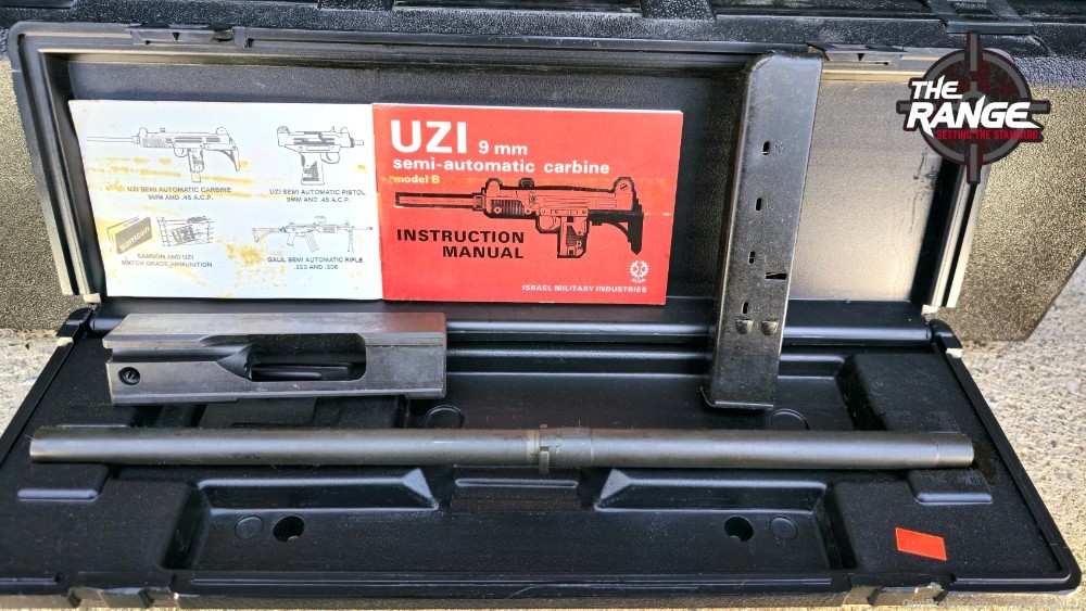 UNFIRED I.M.I. UZI in 45ACP, 9mm & 22LR with 3 Conversion Kits & Wood Stock-img-51