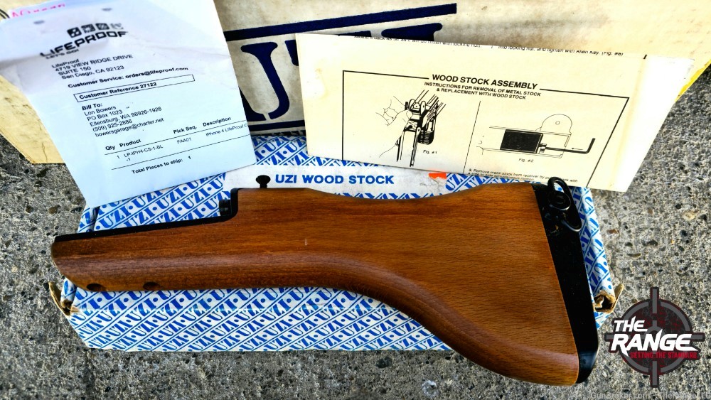 UNFIRED I.M.I. UZI in 45ACP, 9mm & 22LR with 3 Conversion Kits & Wood Stock-img-58