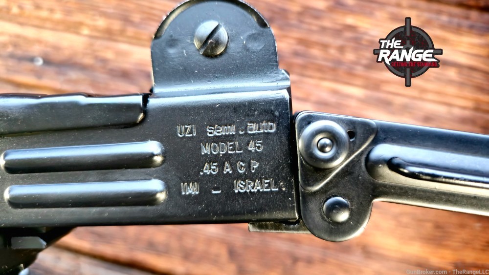 UNFIRED I.M.I. UZI in 45ACP, 9mm & 22LR with 3 Conversion Kits & Wood Stock-img-18