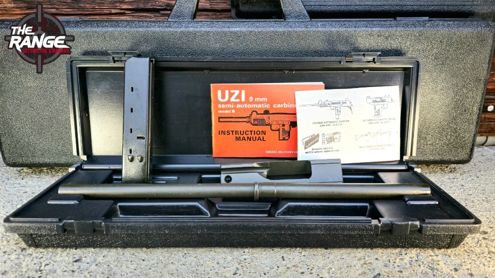 UNFIRED I.M.I. UZI in 45ACP, 9mm & 22LR with 3 Conversion Kits & Wood Stock-img-44