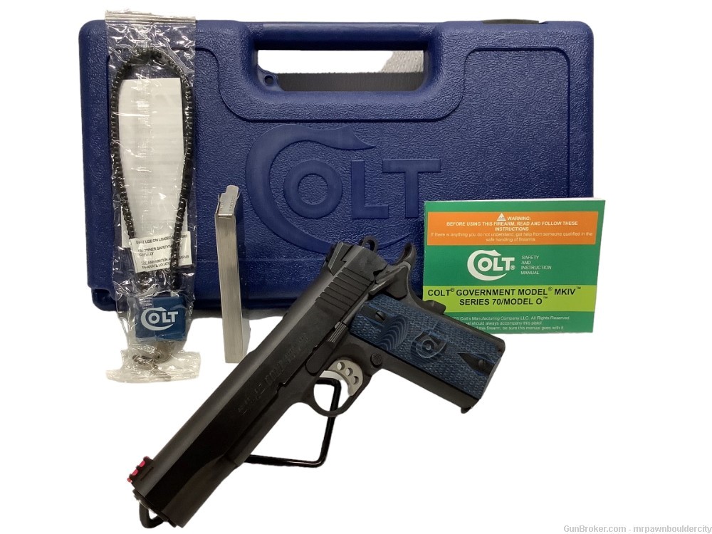Colt Government Model 1911 Competition Series .45 ACP Pistol VERY GOOD!-img-0