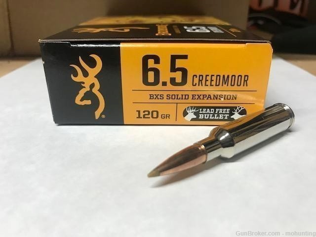 Browning 6.5 Creedmoor 120gr BXS 100 Rounds-img-0