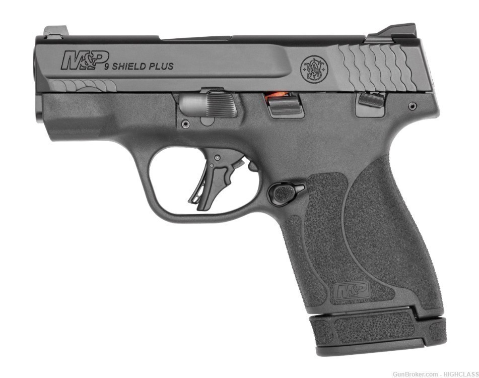 Smith & Wesson M&P9 Shield Plus 9mm Handgun With Manual Thumb Safety-img-0