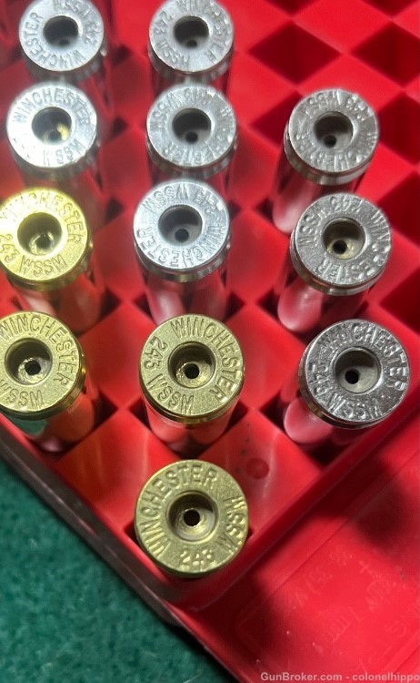 .243 wssm Brass, once fired -img-1