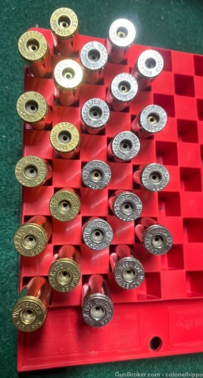 .243 wssm Brass, once fired -img-0