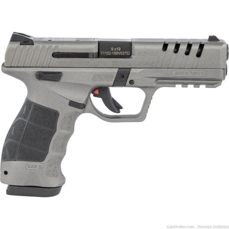 SAR USA SAR9X Pistol 9mm 4.4 in. Platinum 19 rd.-img-0