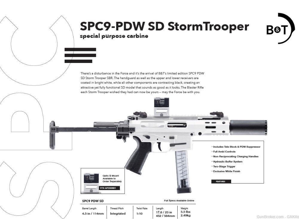 SPC9 SD Stormtrooper Package INCLUDES Aimpoint ACRO, Streak Red Tracer Ammo-img-5