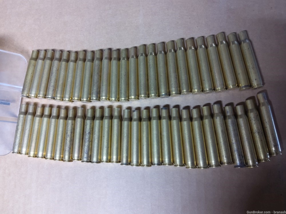 30-06 Brass Cases, 50 total, Mixed mfg-img-1