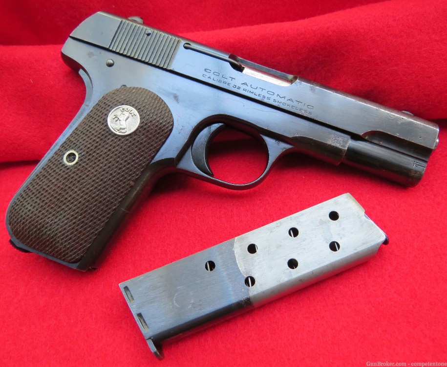 WWII Japanese Colt 1903 Pocket Hammerless WW2 .32 ACP M1903 World War II 2-img-1