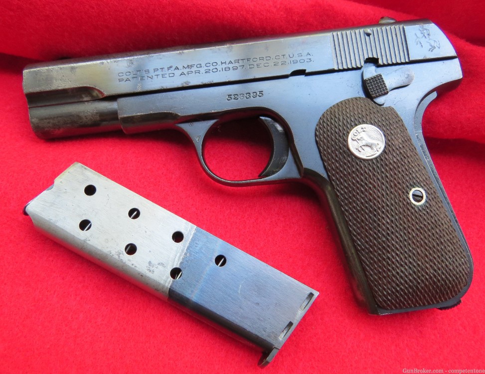 WWII Japanese Colt 1903 Pocket Hammerless WW2 .32 ACP M1903 World War II 2-img-0