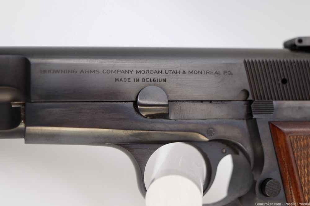 Browning  HI power Morgan/Utah Rollmark  9mm Belgium made no surplus -img-2