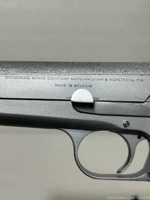 Browning Hi Power 9mm Belgium High Power FN Satin Nickel or Satin Chrome-img-15