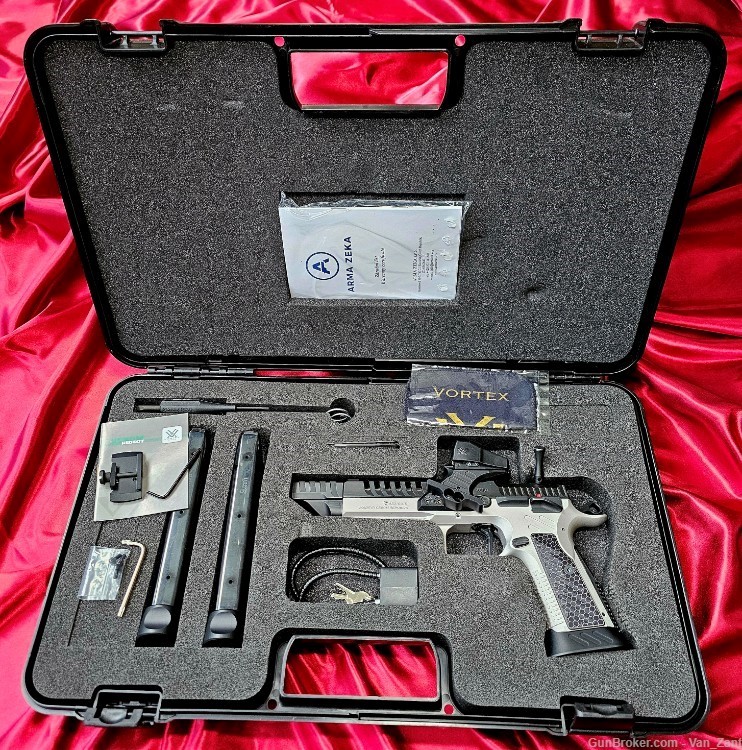 Ultra Rare Unique One of Kind Arma Zeka AZ-P1 GIANT 9mm Silver only 2 in US-img-9