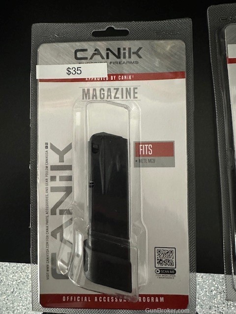 BRAND NEW - Canik MC9 Magazine 15-Round BLACK-img-0
