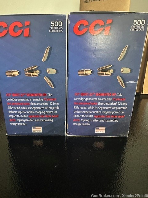 1000 Rounds of CCI 22 LR Quiet - BRAND NEW NO CC FEE-img-0