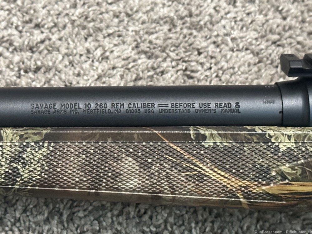 Savage model 110/10 260 rem fluted varmint exc cond. detachable mag DM-img-6