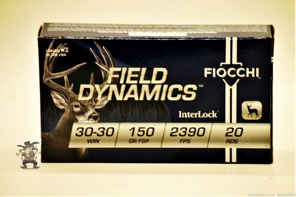 30-30 FIOCCHI 30-30 WIN 150 Gr Field Dynamics SP INTERLOCK 20 Round Box -img-4