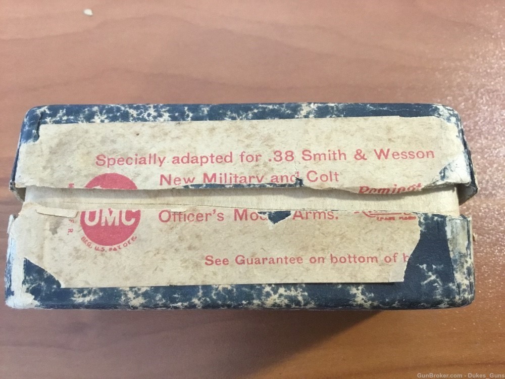 UMC/Remington Vintage 2 pc. box of .38 S&W cartridges -img-3