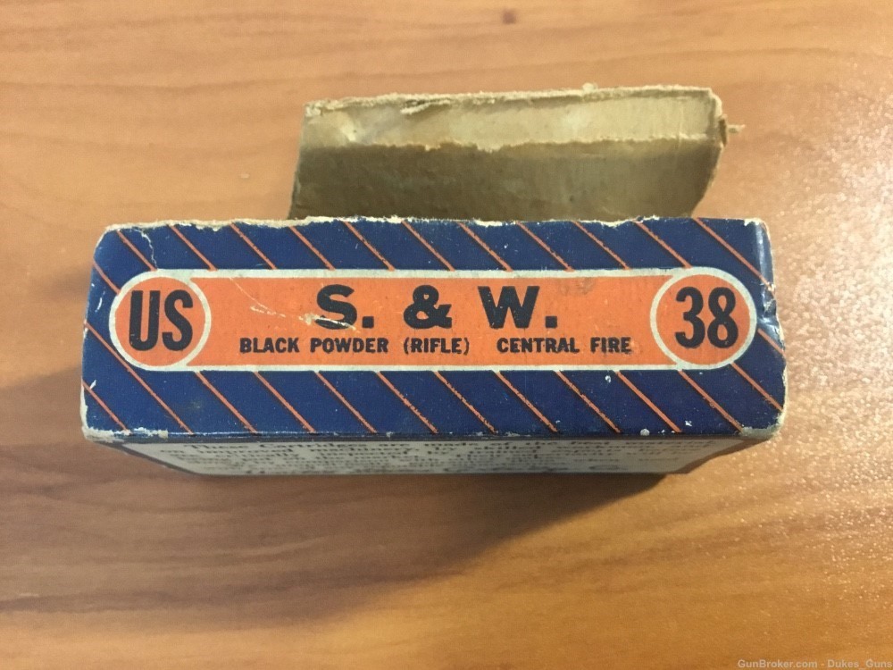 United States Cartridge Co. box of original 38 S&W cartridges -img-1