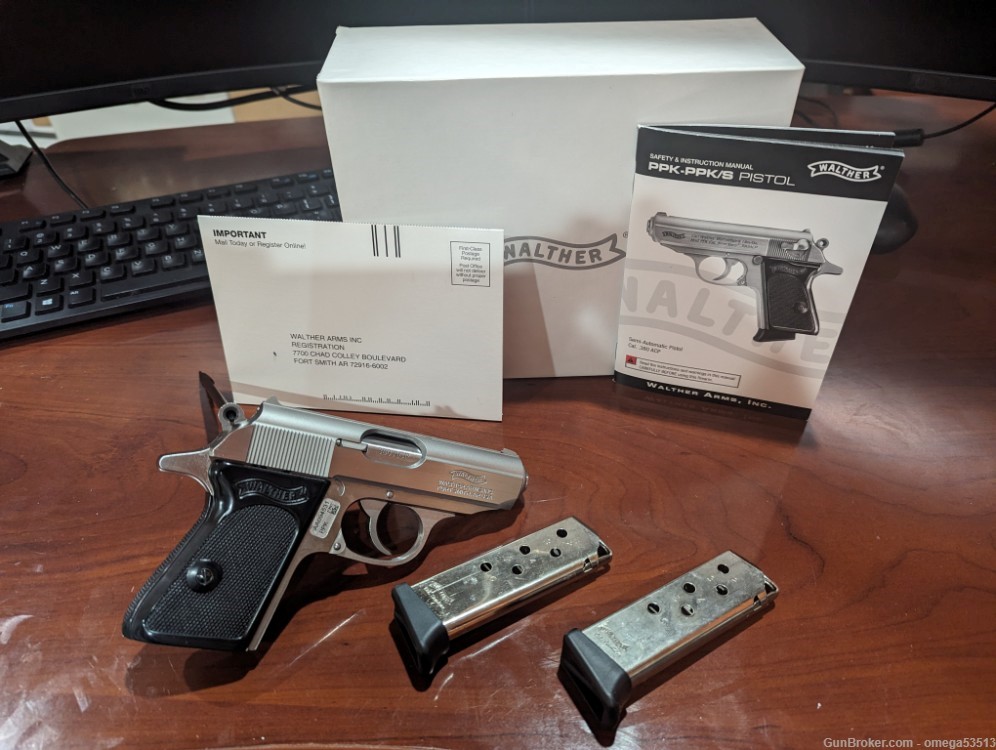 Walther ppk 380 6r stainless s&w USA-img-0