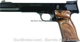 Smith & Wesson 130511 41 Semi Auto Pistol 22 LR, 5.5 in, Wood Grp, 10+1 Rnd-img-0