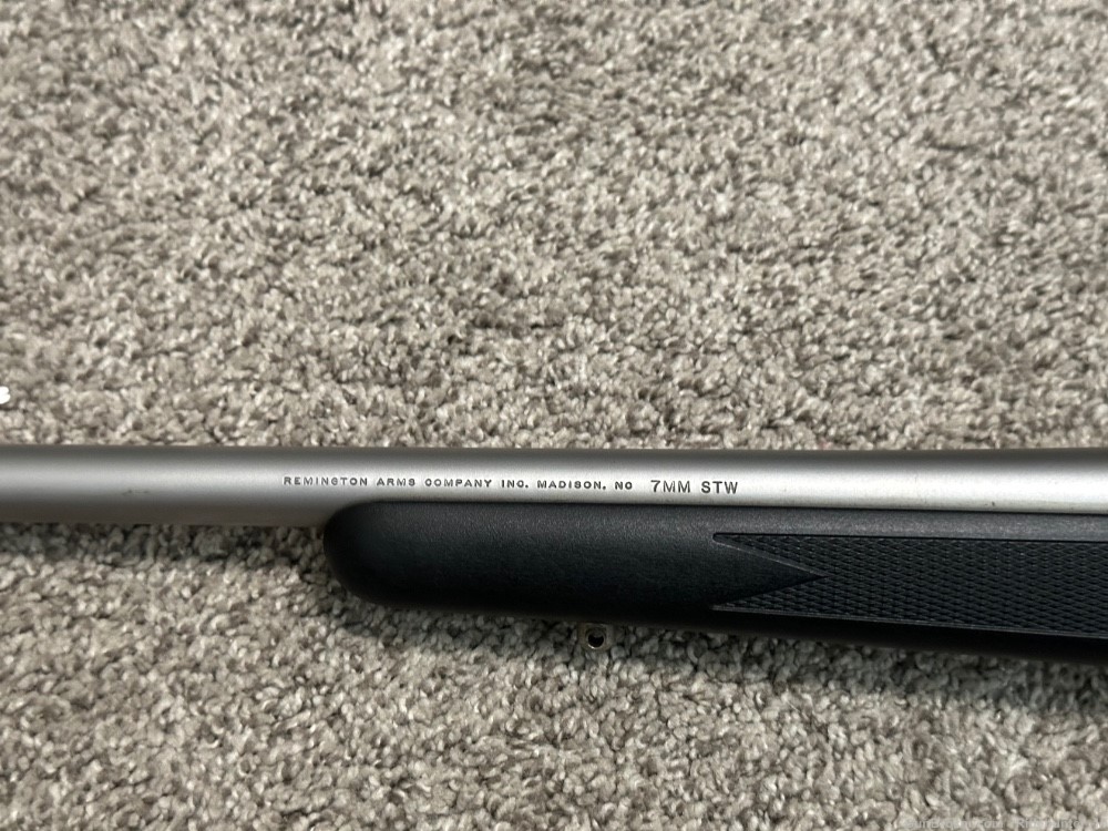 Remington 700 BDL DM engraved 7mm STW synthetic stainless SS enhanced 26” -img-7