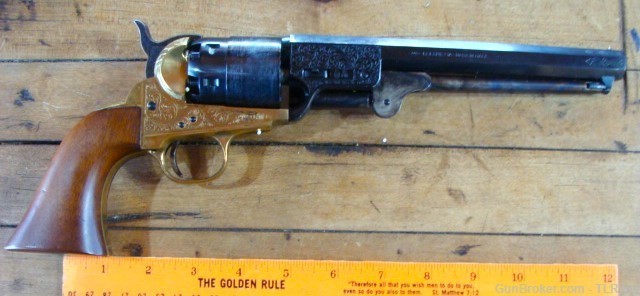 Full Engraved Colt 1851 Navy New in Box Cabelas 44 cal. No Reserve-img-2