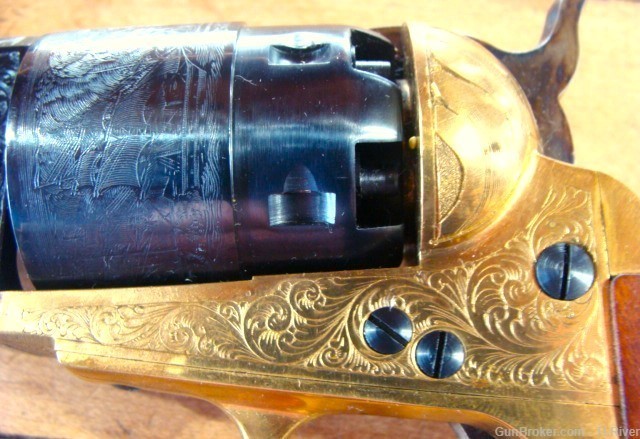 Full Engraved Colt 1851 Navy New in Box Cabelas 44 cal. No Reserve-img-10