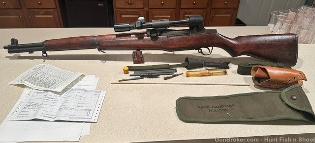 M1D M1 Garand 100% complete as from CMP/DCM 1997 ALL accessories, receipts-img-0