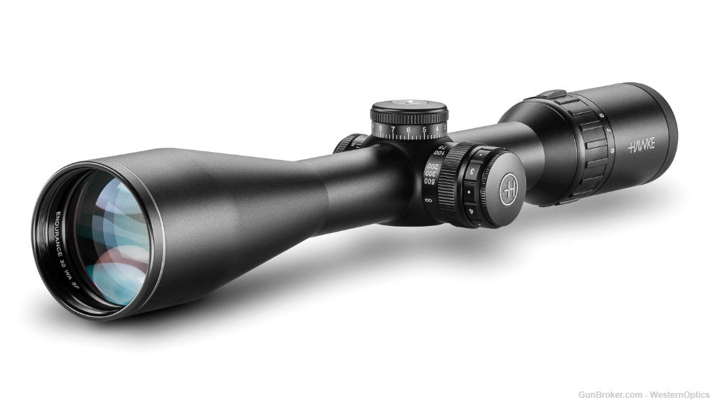 Hawke Sport Optics Endurance 6-24x50mm Rifle Scope 30mm Tube Second Focal -img-0