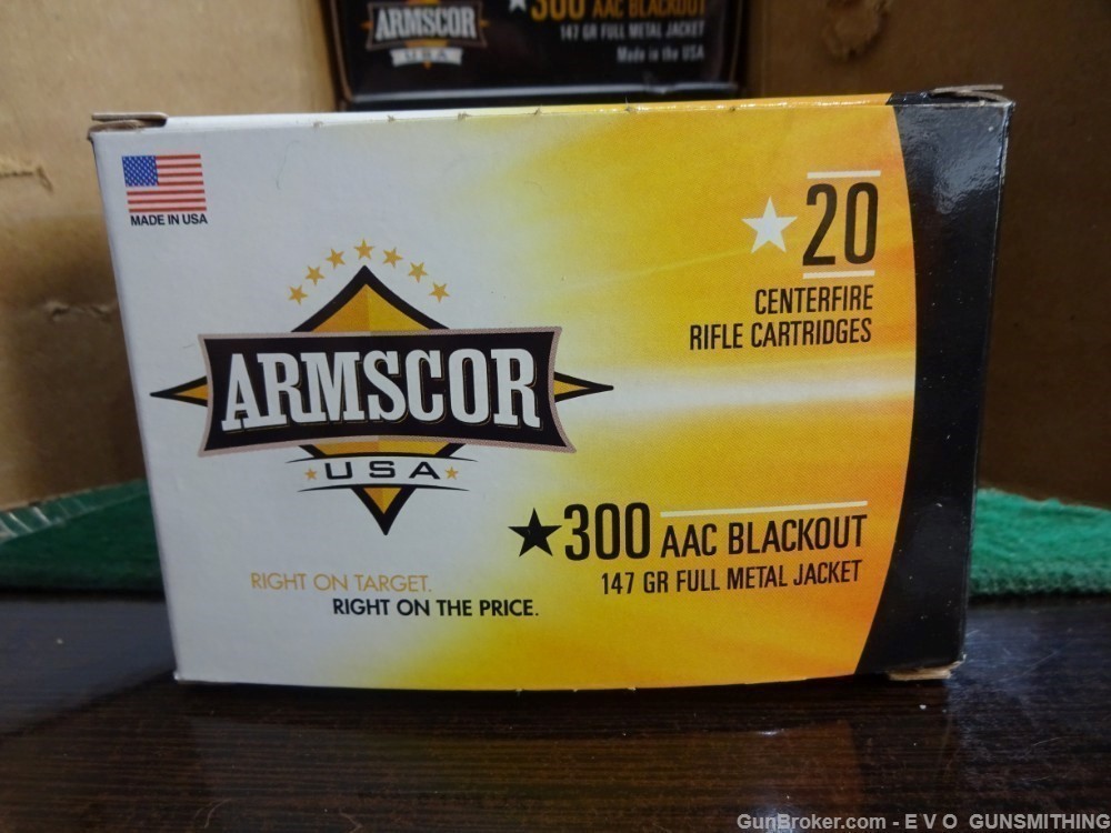 ARMSCOR FAC300AAC-1N .300 AAC BLACKOUT 147GR. FMJ 200 ROUNDS -img-2