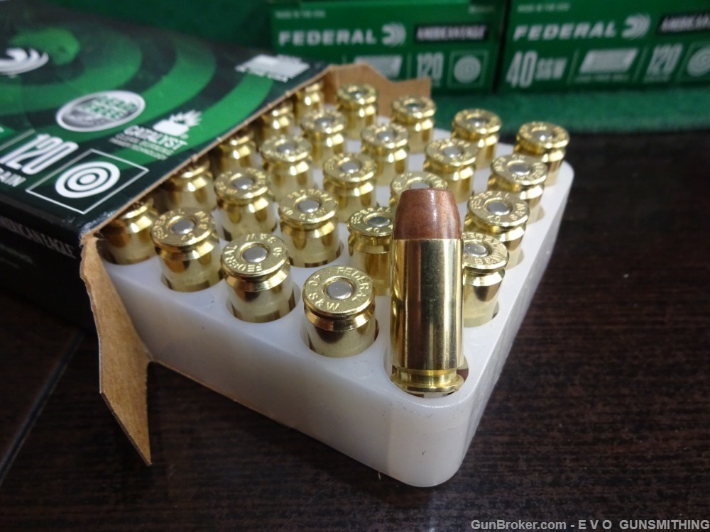 Federal AE40LF1 American Eagle 40 S&W 120 gr LEAD FREE 250 ROUNDS -img-3