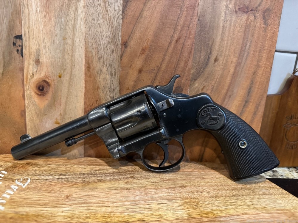 Colt New Army Double Action Revolver 41 Colt Mfg early 1900s + 50 Rds Ammo-img-0