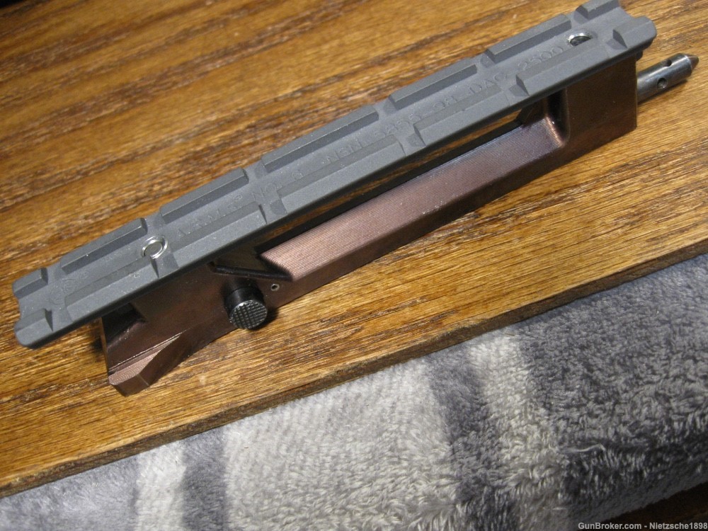 SIG 550 earlier mil mount+ARMS Pic rail RARE button vs lever No Adapters-img-9