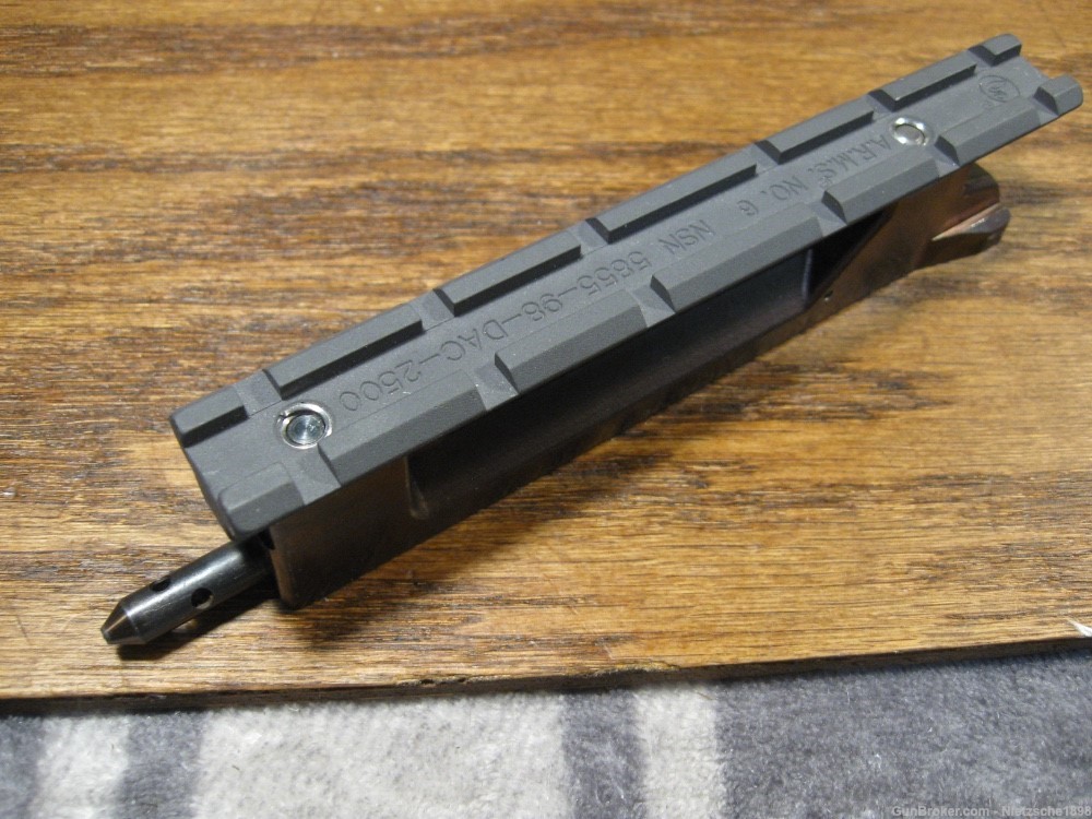 SIG 550 earlier mil mount+ARMS Pic rail RARE button vs lever No Adapters-img-10