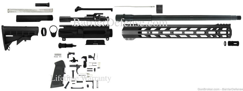 U-Build AR15 16" 300 BLACKOUT Complete Kit AR-15-img-0