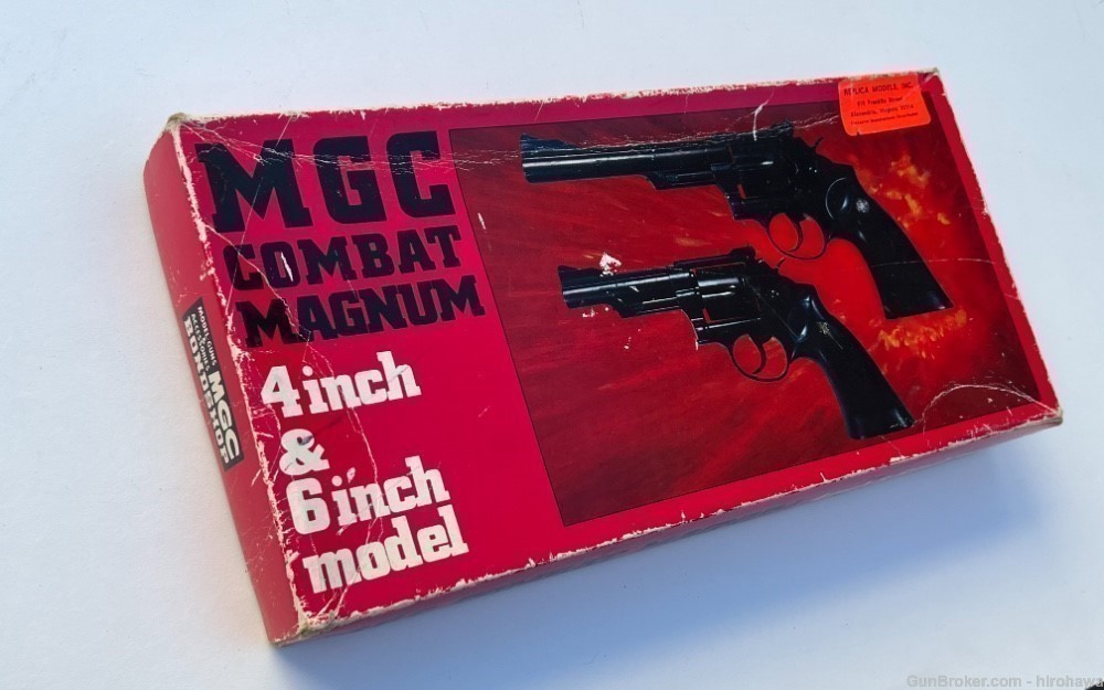 MGC Combat Magnum 4" Replica Smith & Wesson .357 -img-3