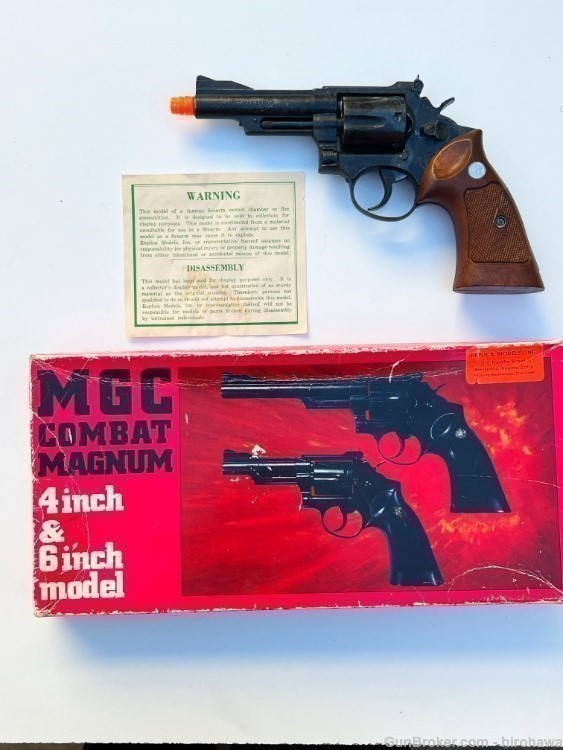 MGC Combat Magnum 4" Replica Smith & Wesson .357 -img-0
