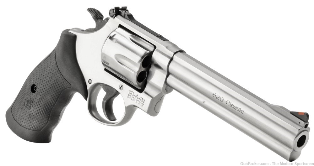Smith & Wesson Model 629 Classic 44 MAG 6.5" Stainless Steel Revolver-img-3