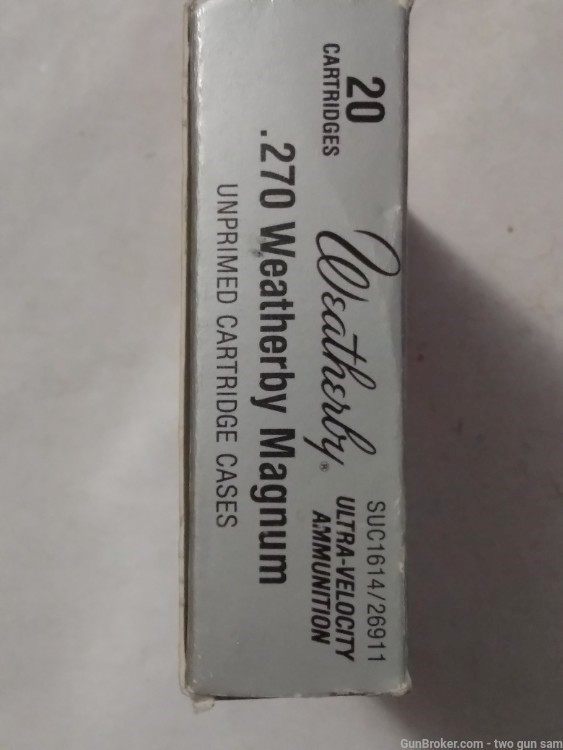 270 weatherby mag New brass for loading weatherby hs (20)-img-1