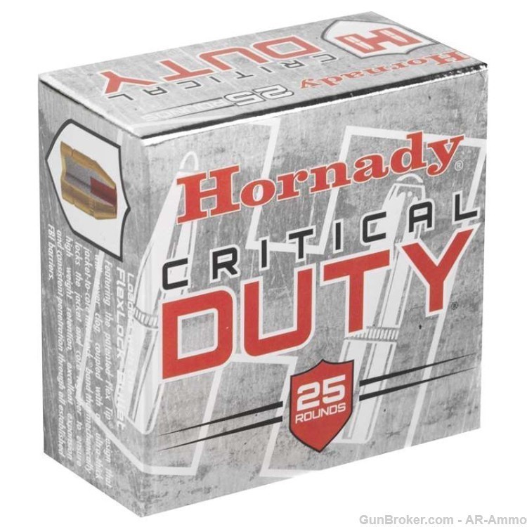 9MM Hornady Critical Duty 135GR FTX Ammo NO CREDIT CARD FEES ..-img-0